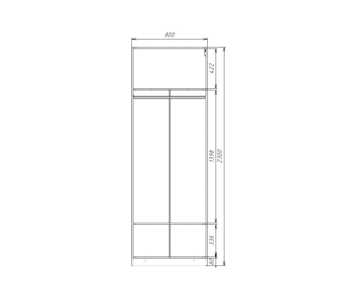 Шкаф эш1-23-8с